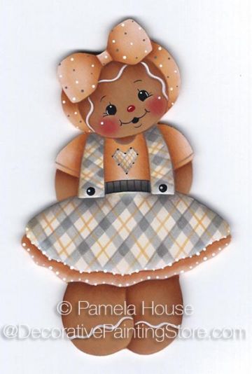 Pretty in Plaid Ginger ePattern by Pamela House - PDF DOWNLOAD