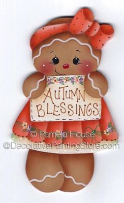 Autumn Blessings Ginger ePattern by Pamela House - PDF DOWNLOAD