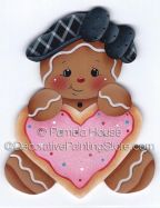 Ginger Heart Cookie ePattern by Pamela House - PDF DOWNLOAD