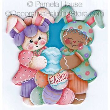 Gathering Easter Eggs by Pamela House