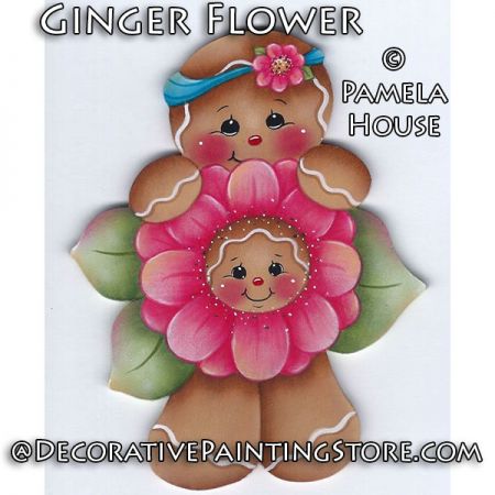 Ginger Flower by Pamela House - PDF DOWNLOAD