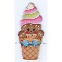 Spice Cream Cone by Pamela House - PDF DOWNLOAD
