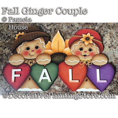 Fall Ginger Couple e-Pattern - Pamela House - PDF DOWNLOAD