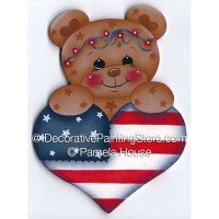 Stars and Stripes Bear by Pamela House - PDF DOWNLOAD