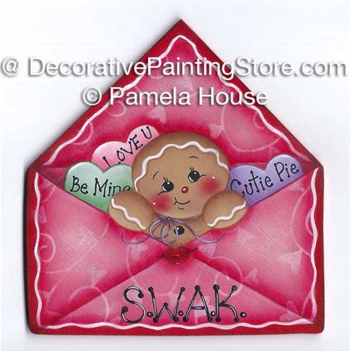 Sweetly Stuffed Valentine Envelope by Pamela House - PDF DOWNLOAD