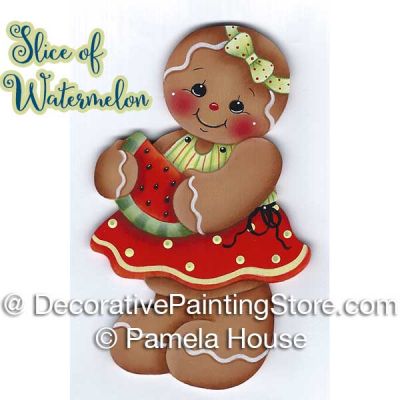 Slice of Watermelon Ginger by Pamela House - PDF DOWNLOAD