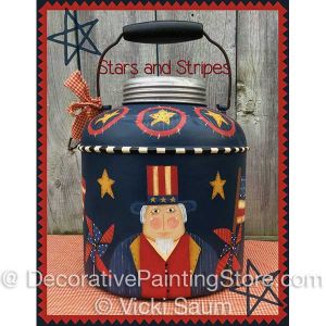 Stars and Stripes ePattern - Vicki Saum - PDF DOWNLOAD