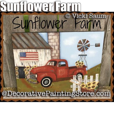 Sunflower Farm ePattern - Vicki Saum - PDF DOWNLOAD