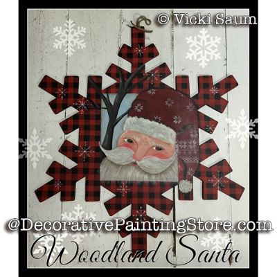 Woodland Santa e-Pattern - Vicki Saum - PDF DOWNLOAD