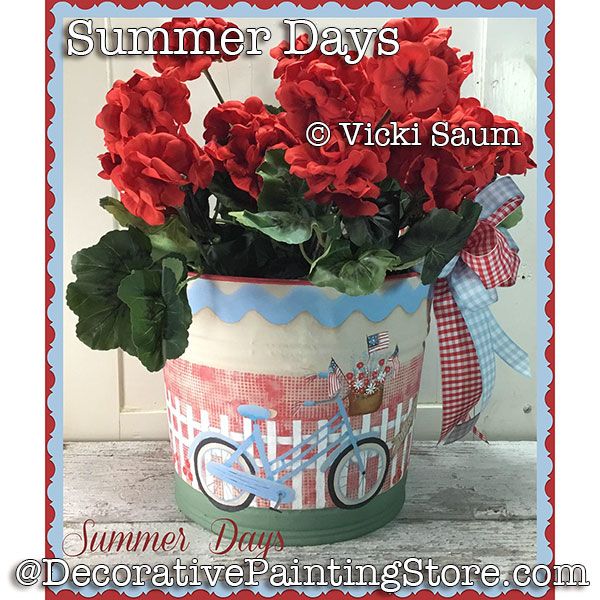 Summer Days e-Pattern - Vicki Saum - PDF DOWNLOAD