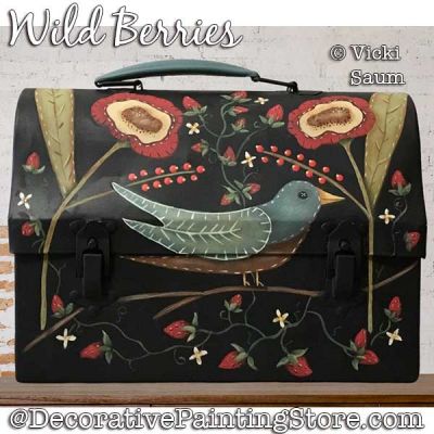 Wild Berries Painting Pattern PDF DOWNLOAD - Vicki Saum