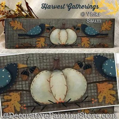 Harvest Gatherings Painting Pattern PDF DOWNLOAD - Vicki Saum