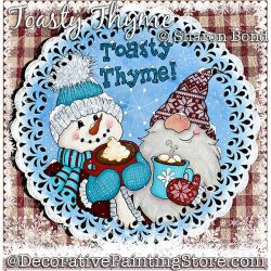 Toasty Thyme (Snowman / Gnome) DOWNLOAD  - Sharon Bond