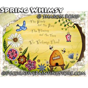 Spring Whimsy ePattern by Sharon Bond - PDF DOWNLOAD
