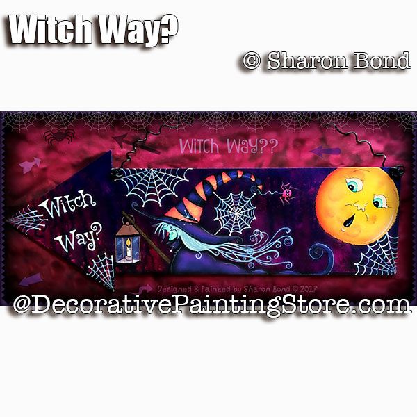 Witch Way ePattern - Sharon Bond - PDF DOWNLOAD