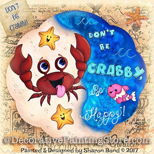 Dont Be Crabby ePattern - Sharon Bond - PDF DOWNLOAD