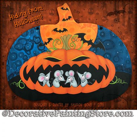 Hiding from Halloweenl ePattern - Sharon Bond - PDF DOWNLOAD