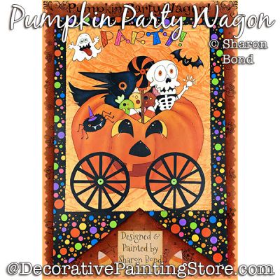 Pumpkin Party Wagon DOWNLOAD  - Sharon Bond