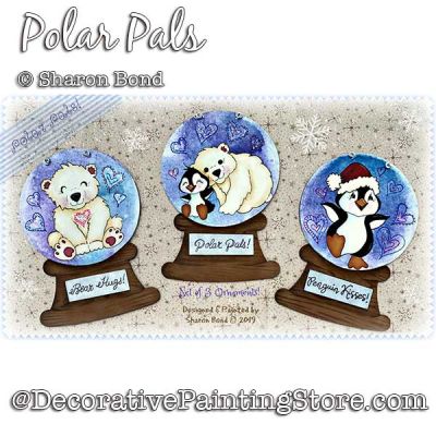 Polar Pal Ornaments DOWNLOAD  - Sharon Bond