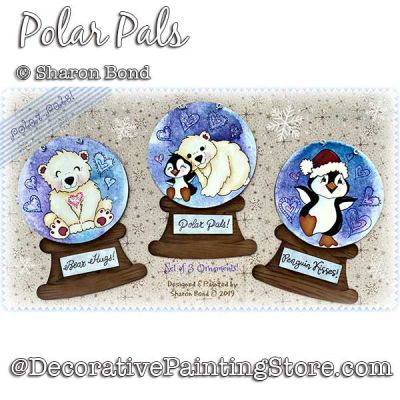 Polar Pal Ornaments DOWNLOAD  - Sharon Bond