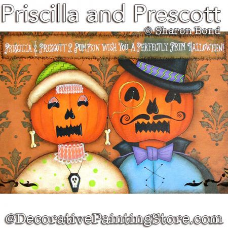Priscilla and Prescott ePattern - Sharon Bond - PDF DOWNLOAD
