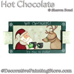Hot Chocolate (Santa / Reindeer) Painting Pattern DOWNLOAD  - Sharon Bond