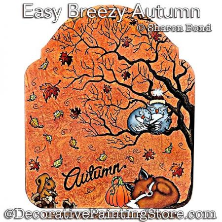 Easy Breezy Autumn Painting Pattern DOWNLOAD  - Sharon Bond