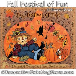 Fall Festival of Fun Painting Pattern DOWNLOAD  - Sharon Bond