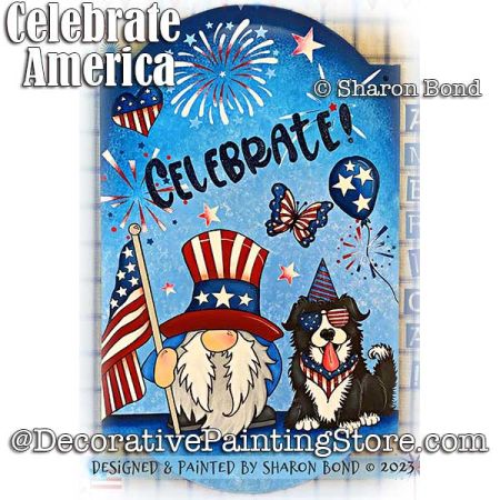 Celebrate America Painting Pattern - Sharon Bond