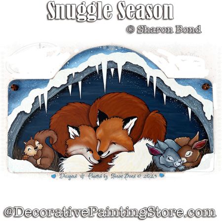 Snuggle Season Painting Pattern - Sharon Bond