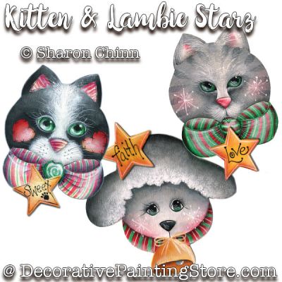 Kitten and Lambie Starz Ornaments DOWNLOAD