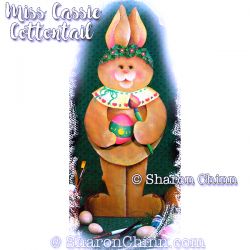Cassie Cottontail Painting Pattern - Sharon Chinn