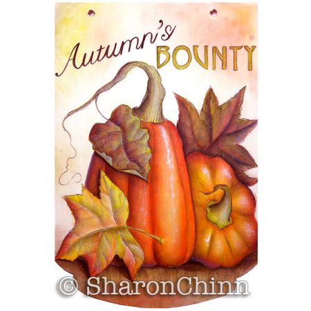 Autumns Bounty Grisaille  Painting Pattern - Sharon Chinn