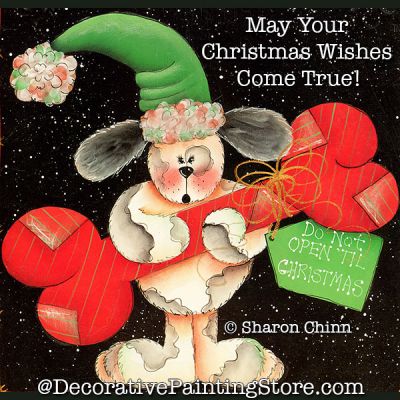 Dont Open Until Christmas  Painting Pattern - Sharon Chinn