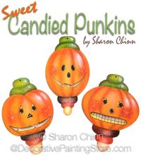 Sweet Candied Pumpkins ePattern by Sharon Chinn
