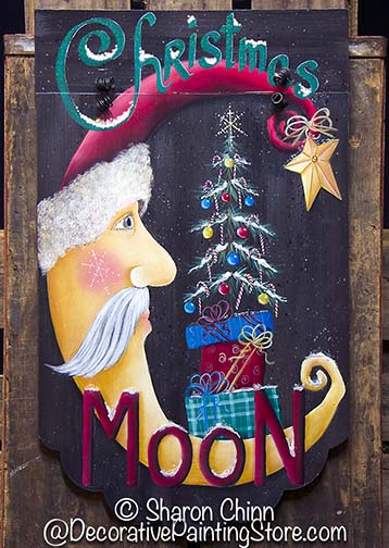 Christmas Moon Banner Pattern BY DOWNLOAD