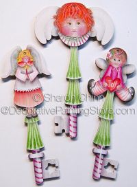 Angel Keys to Heaven Ornaments Pattern - Sharon Chinn - PDF DOWNLOAD