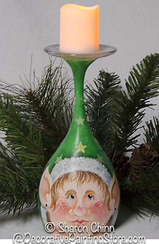 Emerelda Elf Candle Pedestal Pattern BY DOWNLOAD