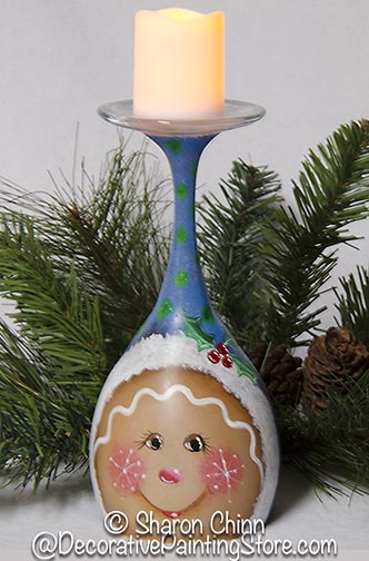 Ginger Glow Candle Pedestal Pattern