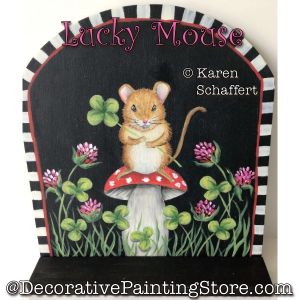 Lucky Mouse Painting Pattern - Karen Schaffert
