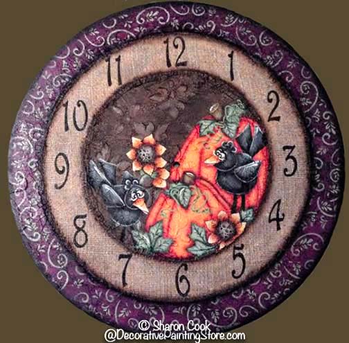Fabulous Fall Clock Pattern - Sharon Cook - PDF DOWNLOAD