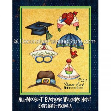 Extra Hat Set A - All Moost Everyone Welcome Here - Sharon Cook - PDF DOWNLOAD