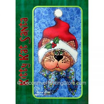 Kitty Cat Santa - Sharon Cook - PDF DOWNLOAD