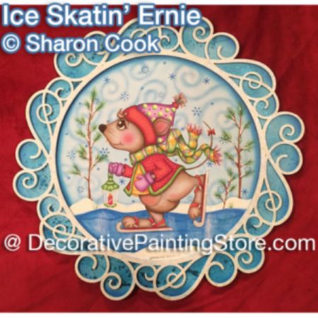Ice Skatin Ernie ePattern - Sharon Cook - PDF DOWNLOAD