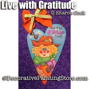 Live with Gratitude Daily ePattern - Sharon Cook - PDF DOWNLOAD