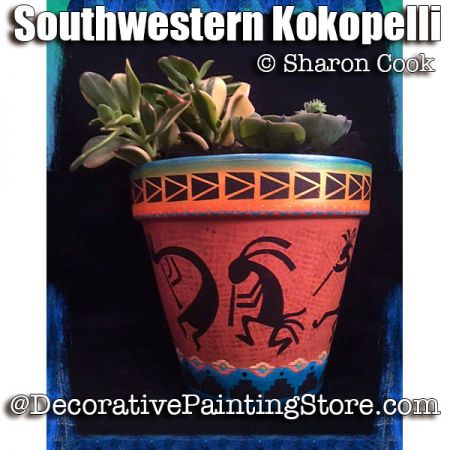 Southwestern Kokopelli ePattern - Sharon Cook - PDF DOWNLOAD