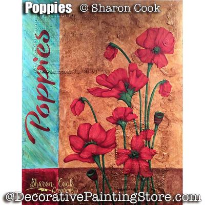 Poppies ePattern - Sharon Cook - PDF DOWNLOAD