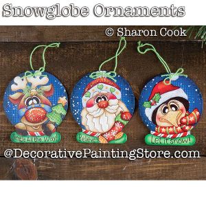 Snowglobe Ornaments DOWNLOAD - Sharon Cook