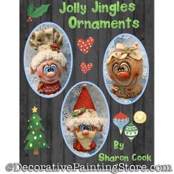 Jolly Jingle Ornaments Painting Pattern PDF DOWNLOAD - Sharon Cook