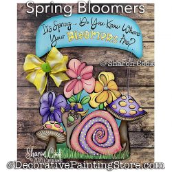 Spring Bloomers Painting Pattern PDF DOWNLOAD - Sharon Cook
